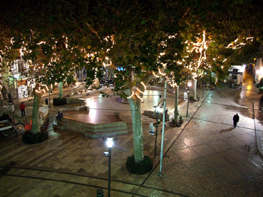 La il.luminació del centre de Sóller, l'any passat.