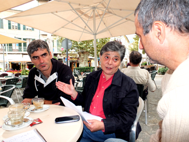 Els portaveus de l'oposició, avui migdia