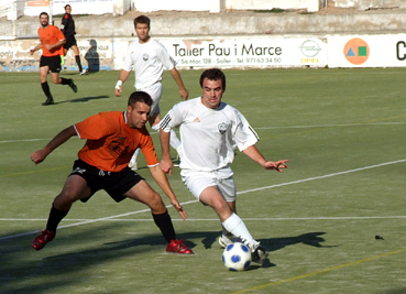 Una imatge del partit de diumenge passat.