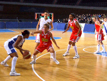 Una imatge del partit de dissabte passat.