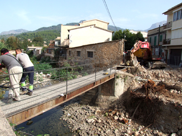 El pontarró ha estat esbucat avui
