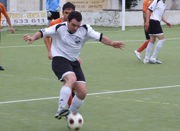 Una imatge del darrer partit del C.F. Sóller.