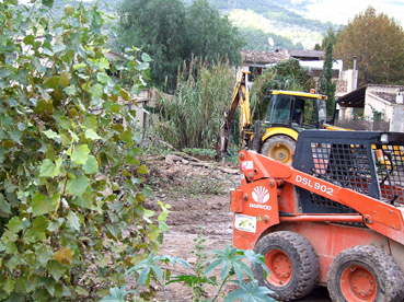 Les obres a Ca les Ànimes.