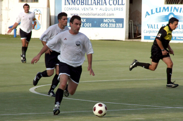 Una imatge del partit de diumenge passat.