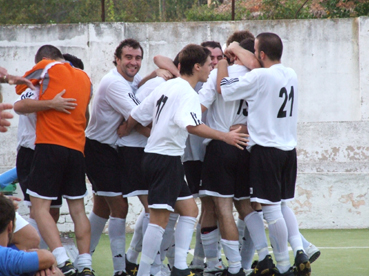 Una imatge del partit d'ahir.