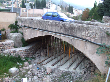 Els puntals garanteixen la solidesa de l'estructura
