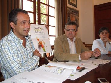 Gual i Rodríguez durant la presentació de la fira