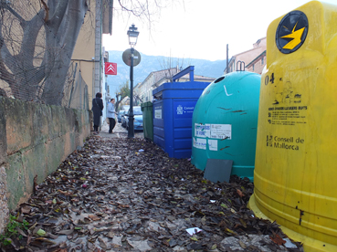 Així estava el carrer de Sa Mar aquesta setmana.