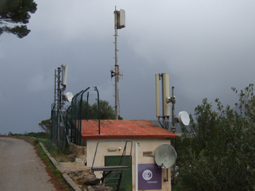 El repetidor de Muleta que dóna cobertura al Port