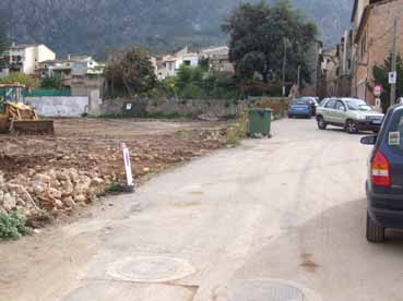 El terreny ja és a punt per edificar-hi.