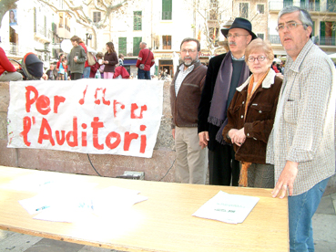 Alguns membres de la plataforma.