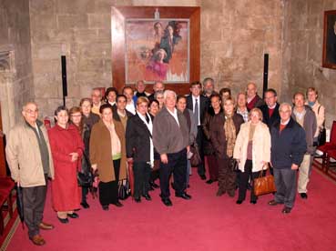 Foto de família dels ancians amb Antich