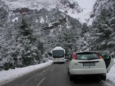 Una de les nevades de l'hivern passat