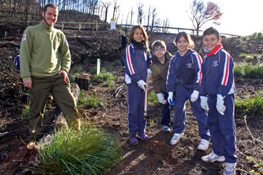 Els nins i monitors de l'Ibanat