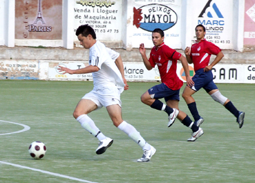Marc Tovar, en un partit d'aquesta temporada.