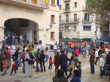 Una de les actuacions que es va fer a Plaça