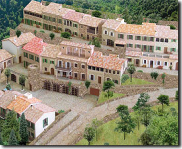 La maqueta de la urbanització prevista.