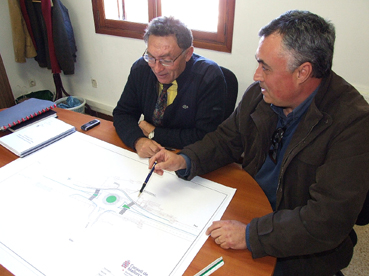 Francisco Rodríguez i Bartomeu Darder, durant la presentació del projecte.