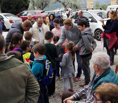 Un instant de la jornada dominical a Sa Capelleta.