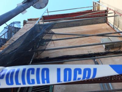 L’immoble està cobert de bastiments des de l’any 2009.