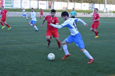 Una imatge del partit disputat ahir pel C.F. Sóller.