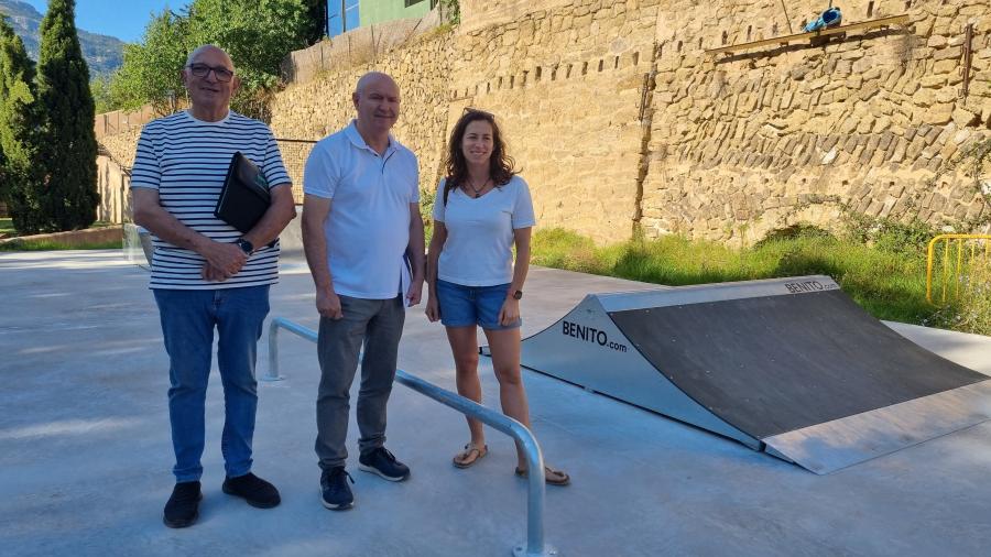 L'acte d'inauguració de la pista.