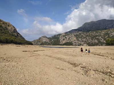 Estat actual que presenta l'embassament del Gorg Blau.