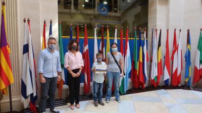 L'acte de lliurament del premi, celebrat ahir dimecres.