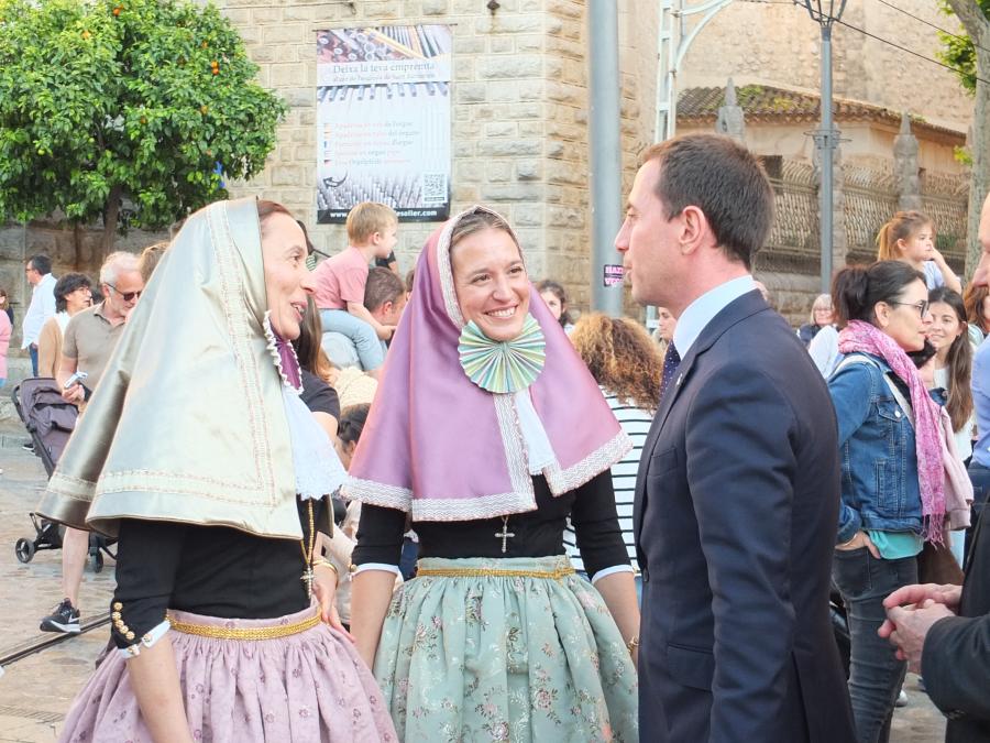 Les Valentes Dones amb el president del Consell