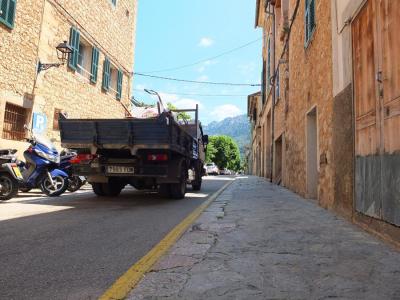 El carrer del Bisbe Colom, un dels primers que entrarà en obres.