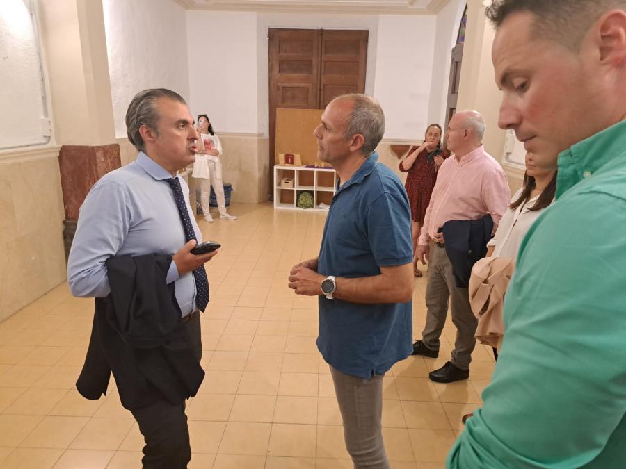 La visita realitzada avui dematí pel conseller a Sóller.