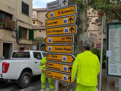Els rètols col.locats avui