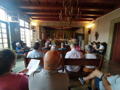 La Sala de Plens, durant el debat.