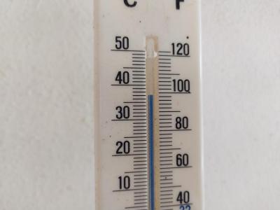 Imatge d'un termòmetre ahir diumenge