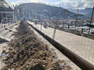 Les obres del moll, avui dematí