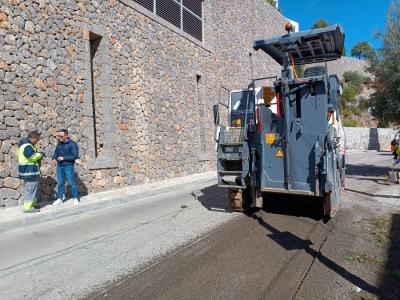 Els primers treballs, avui, al carrer de Bèlgica