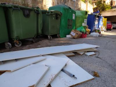 L'espai ple de residus i verrim, avui