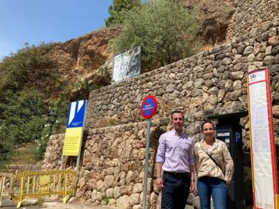 Galmés i Morell, al lloc de la parada