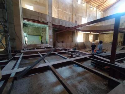 Les obres del teatre, aquesta setmana.