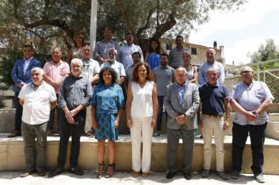 Autoritats assistents a la trobada d'avui