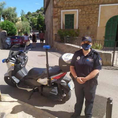 Un agent de Sóller, a Deià