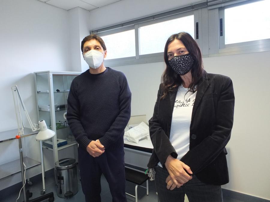 Unda i Pomar, al centre de salut