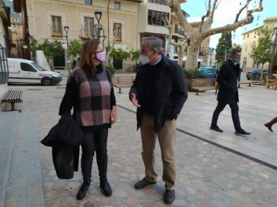 Armengol, a la seva arribada a Sóller.