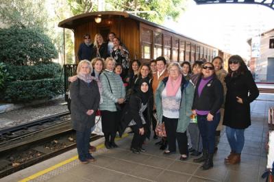 La visita que s'ha realitzat avui a l'estació del tren