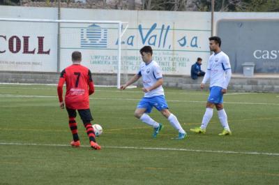 Una imatge del partit disputat ahir entre el C.F. Sóller i el Campos.