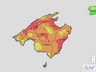 El mapa de risc d'incendi per demà
