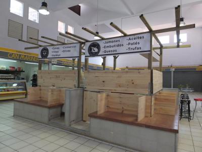 Una de les parades afectades per la rescisió del contracte