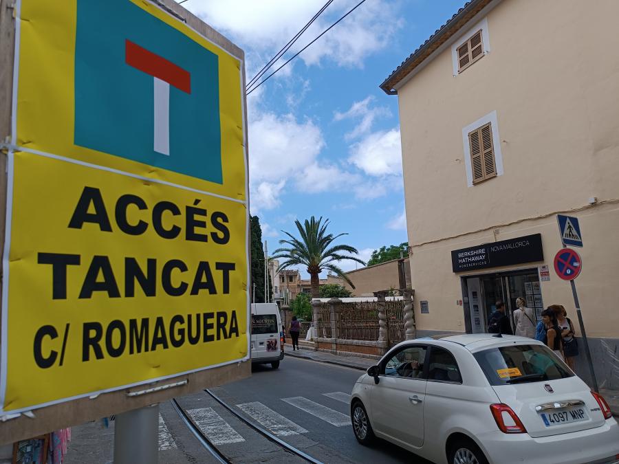 La senyalització provisional instal.lada avui
