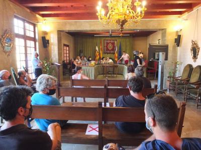 Imatge del ple d'avui migdia