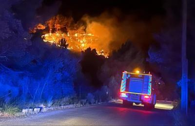 L'incendi d'aquesta nit a Alconàsser